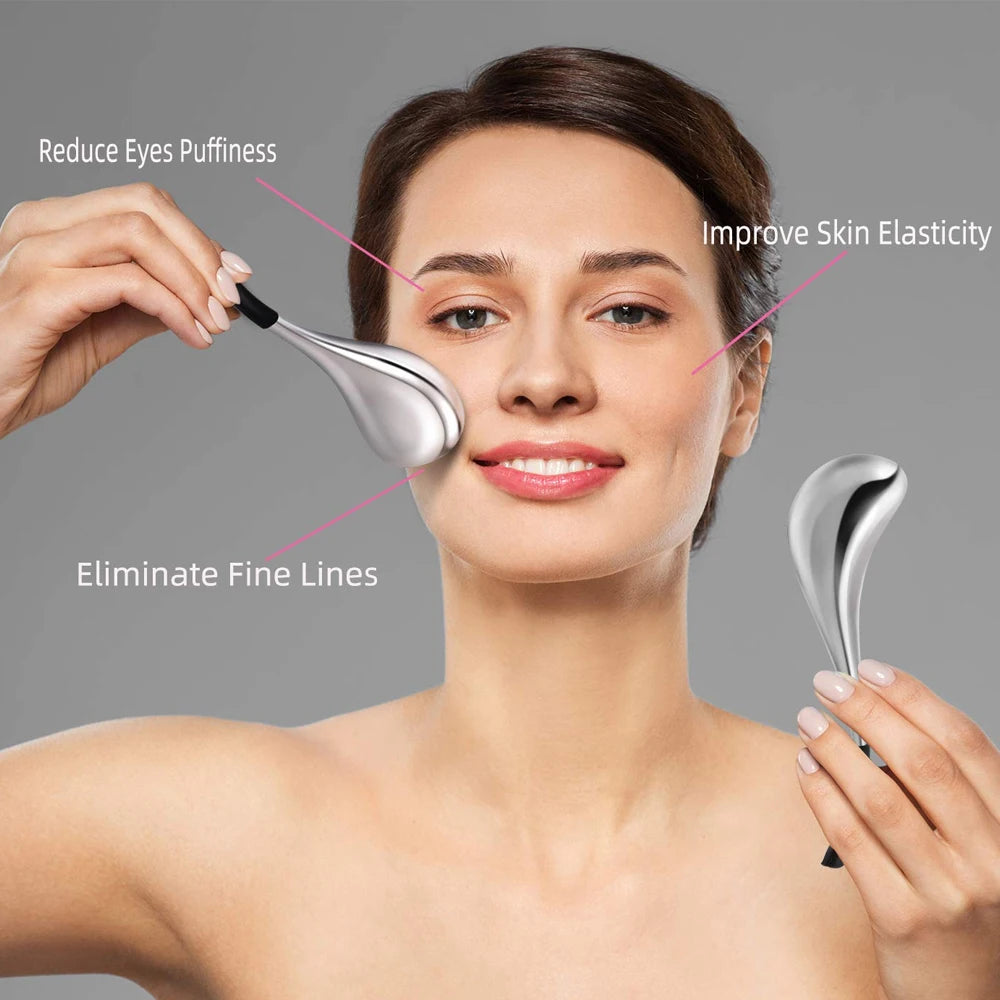 Beautify™ Cooling Spa Spoons for Facial Massage, Anti-Puffiness, and Lifting