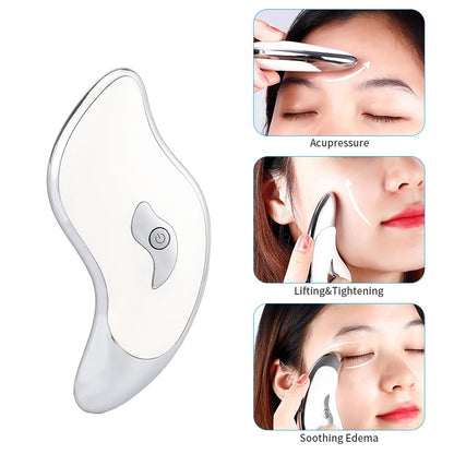 Beautify™ Electric Guasha Vibration Massager Face Neck Lifting Scraper Double Chin Removal Face Slimming V-Line