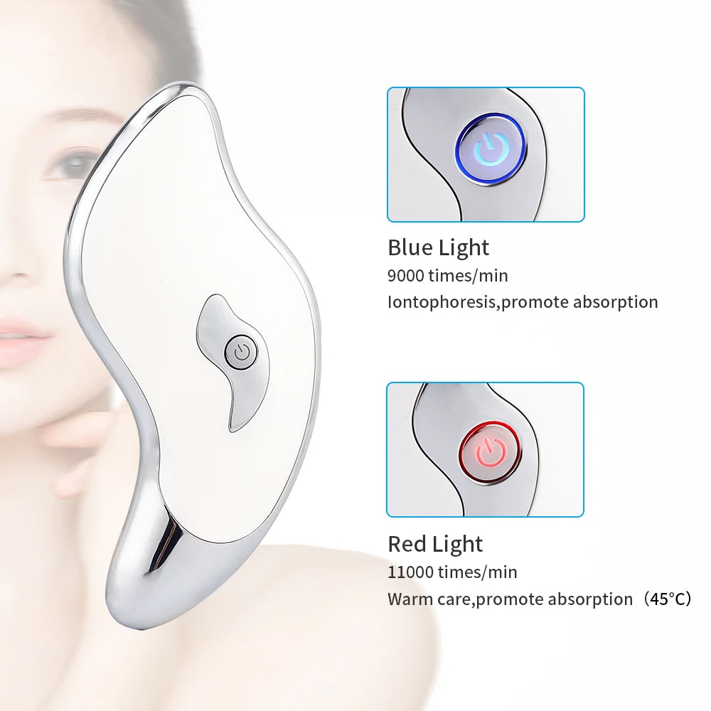 Beautify™ Electric Guasha Vibration Massager Face Neck Lifting Scraper Double Chin Removal Face Slimming V-Line